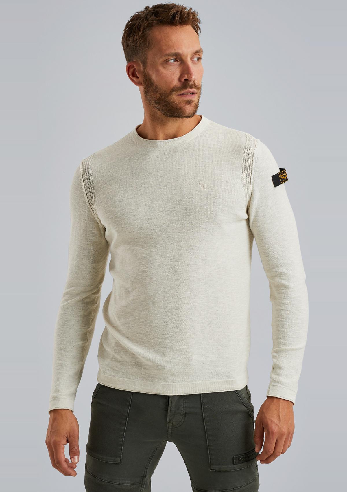 PKW2503310 7013 | Pullover aus Slub-Baumwolle