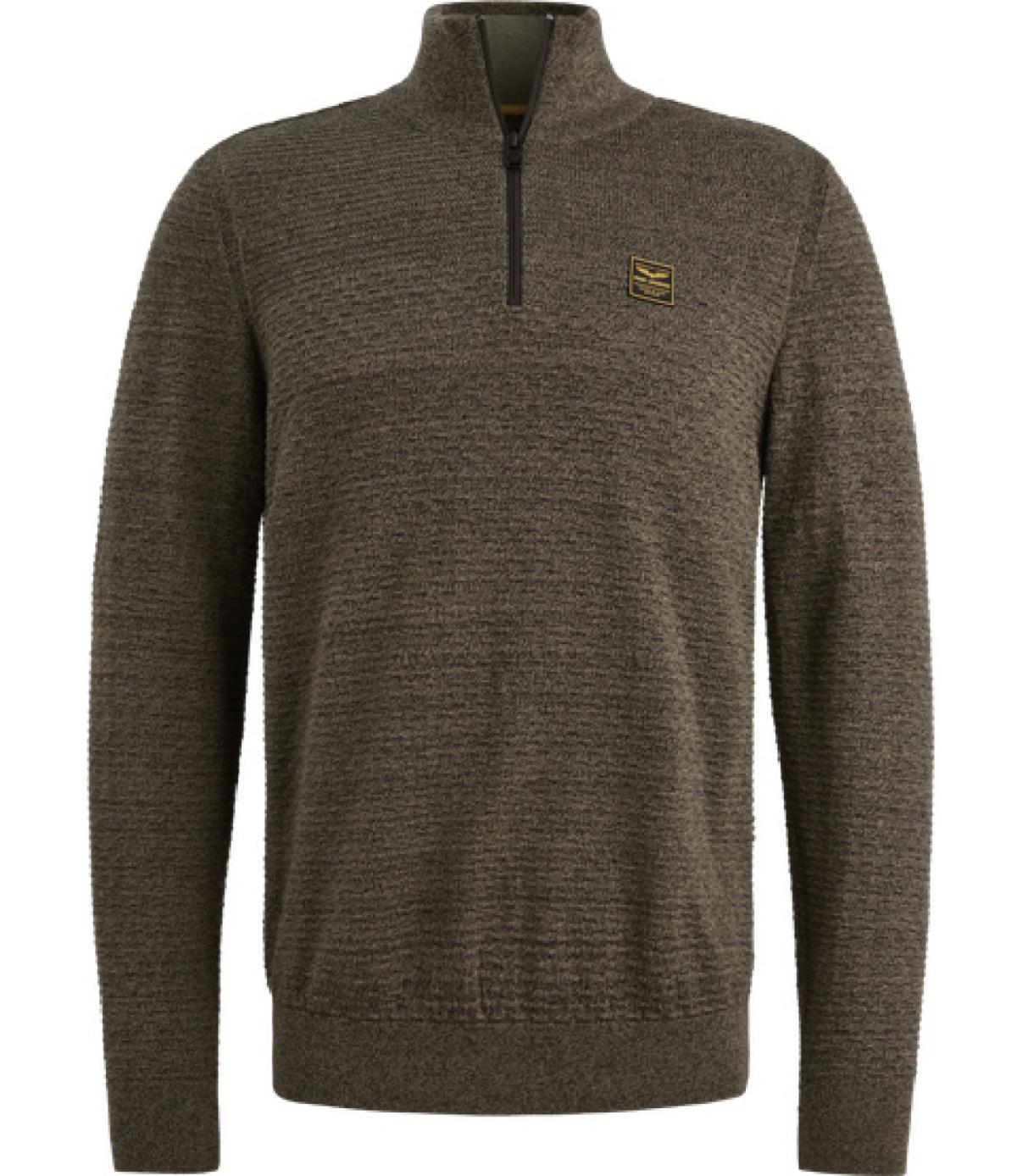 PKW2510301 6389 | Pullover mit halbem Reißverschluss