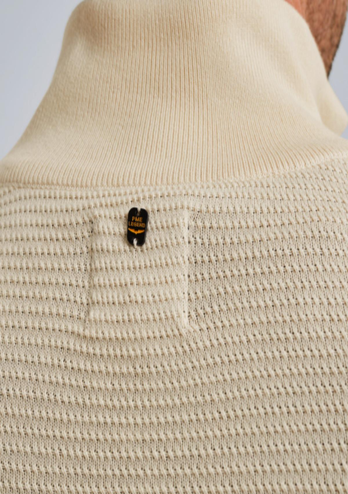 PKW2510301 7013 | Pullover mit halbem Reißverschluss