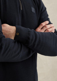 Thumbnail for PKW2602328 5281 | Pullover aus Baumwolle/Modal mit halbem Reißverschluss
