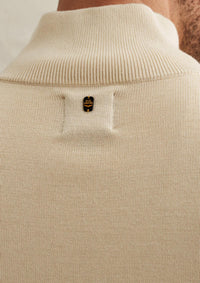 Thumbnail for PKW2602328 7013 | Pullover aus Baumwolle/Modal mit halbem Reißverschluss