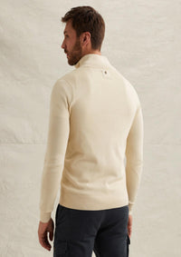 Thumbnail for PKW2602328 7013 | Pullover aus Baumwolle/Modal mit halbem Reißverschluss