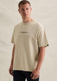 Thumbnail for PKW2609325 7013-Bone White | T-Shirt im Relaxed Fit aus 100 % Baumwolle mit Rückenprint