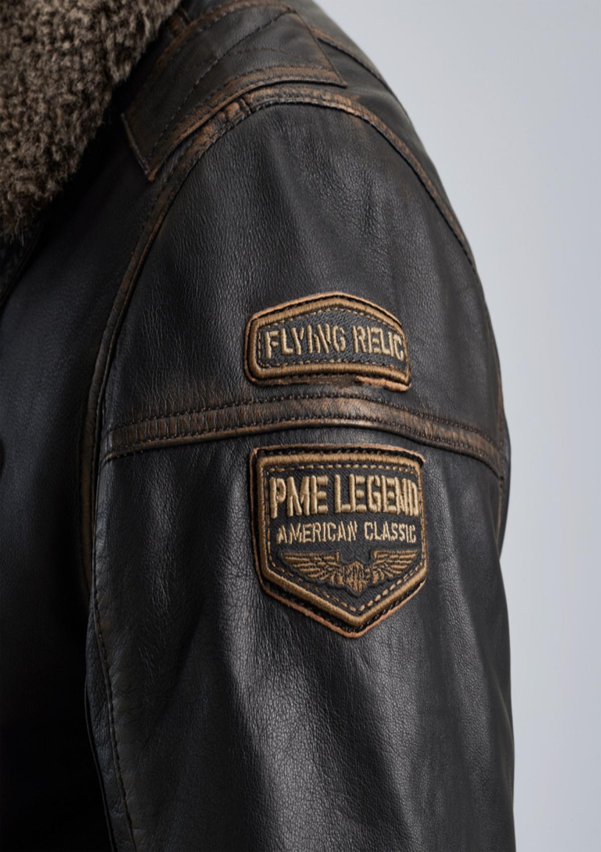 PME Legend Jacken PLJ2409701 771 | Veste en cuir Snowprop