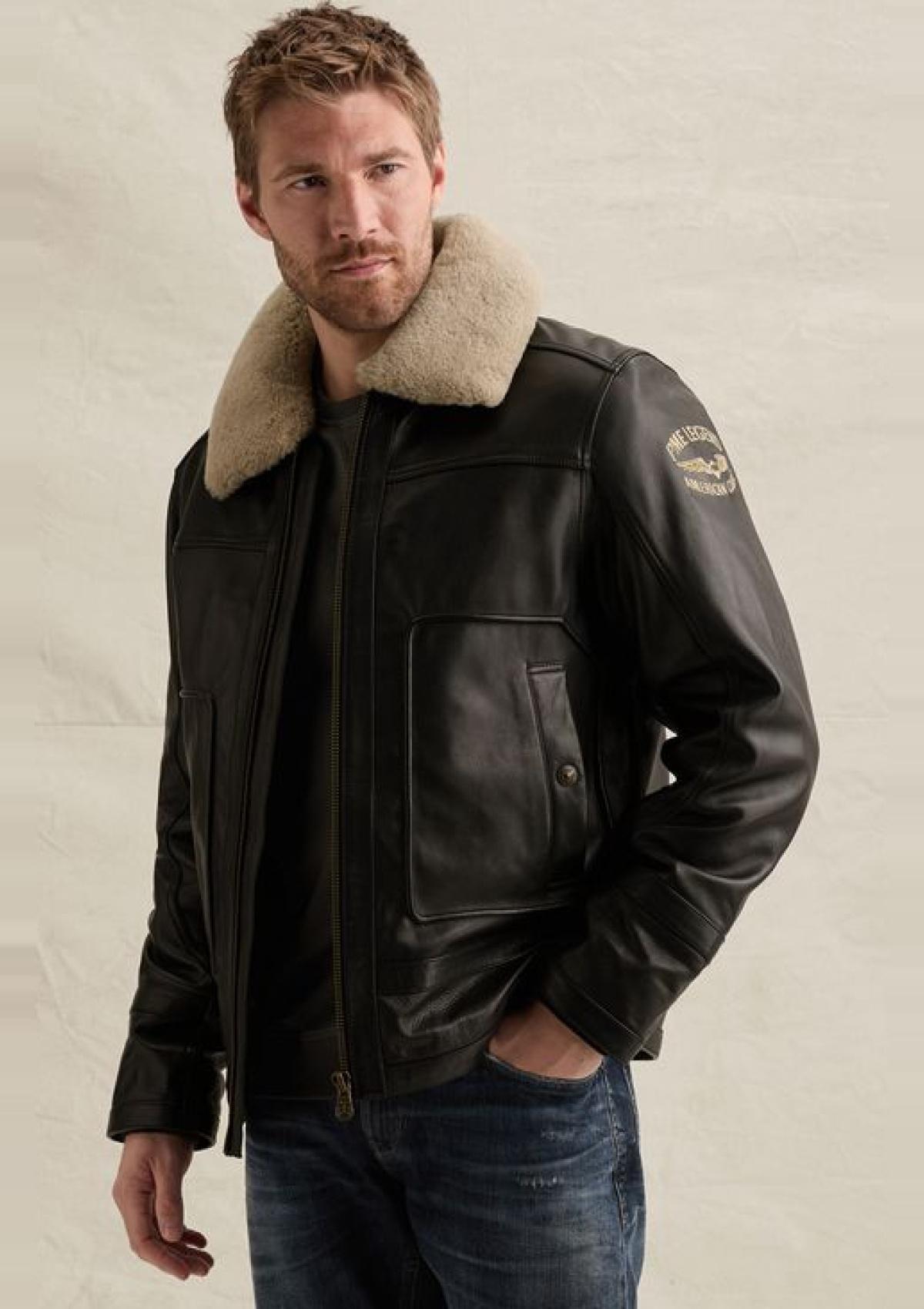 PLJ650001 999-Black | Auckland Lederjacke