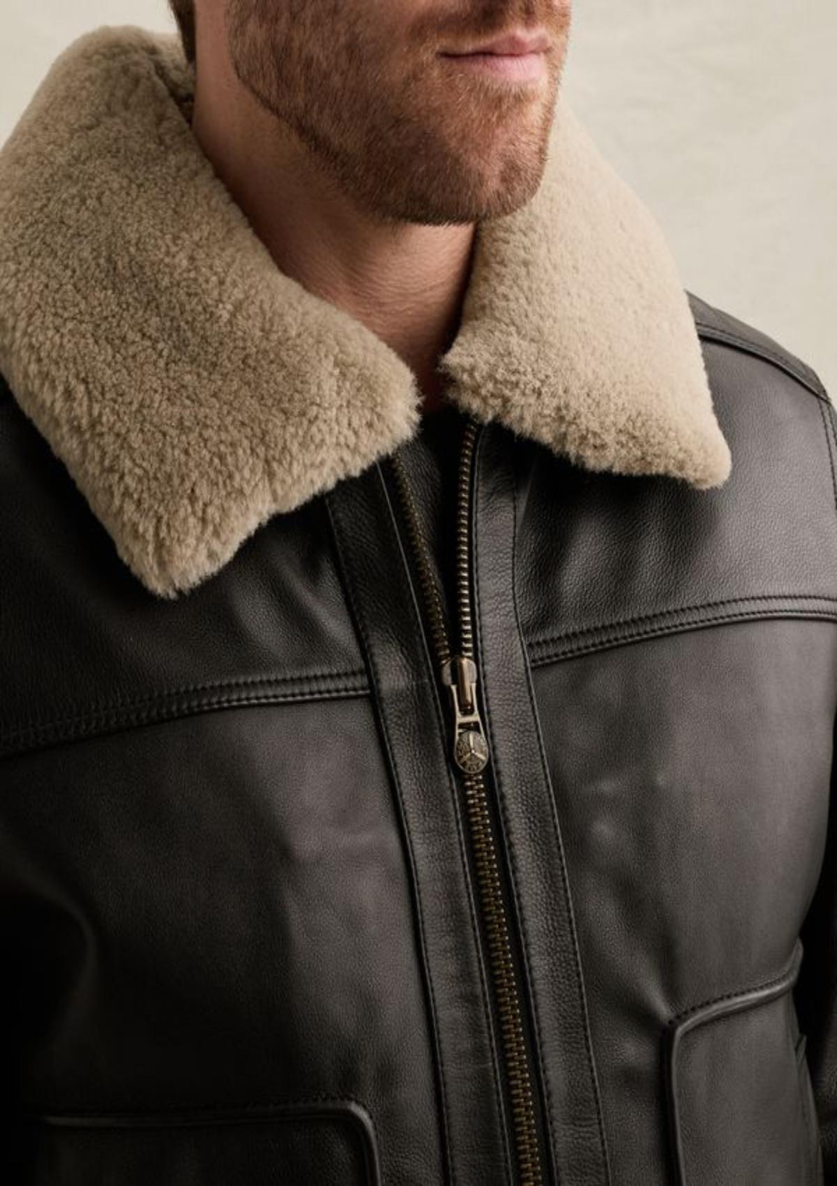 PLJ650001 999-Black | Auckland Lederjacke