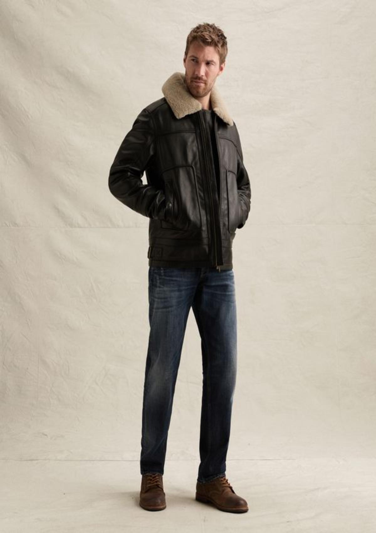 PLJ650001 999-Black | Auckland Lederjacke