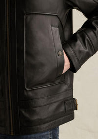 Thumbnail for PLJ650001 999-Black | Auckland Lederjacke