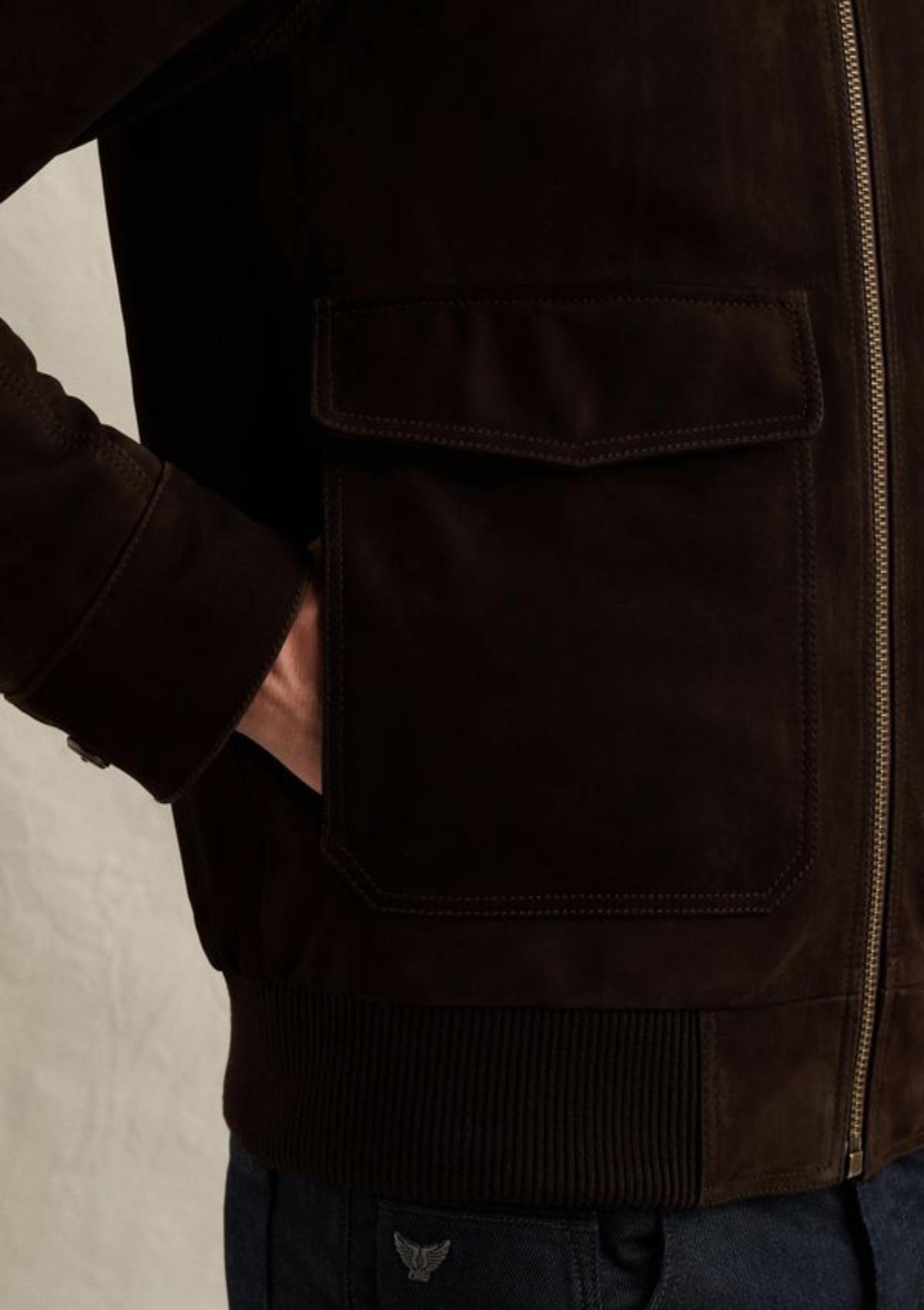 PLJ650005 771-D.Brown | Greenville Fur Lederjacke