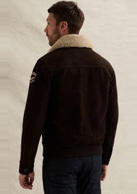 Thumbnail for PLJ650005 771-D.Brown | Greenville Fur Lederjacke