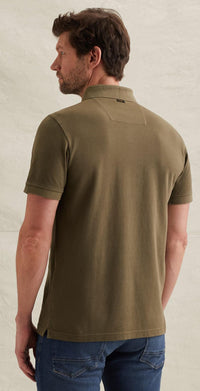 Thumbnail for PPSS2602840 6415 | Poloshirt mit Rippkragen