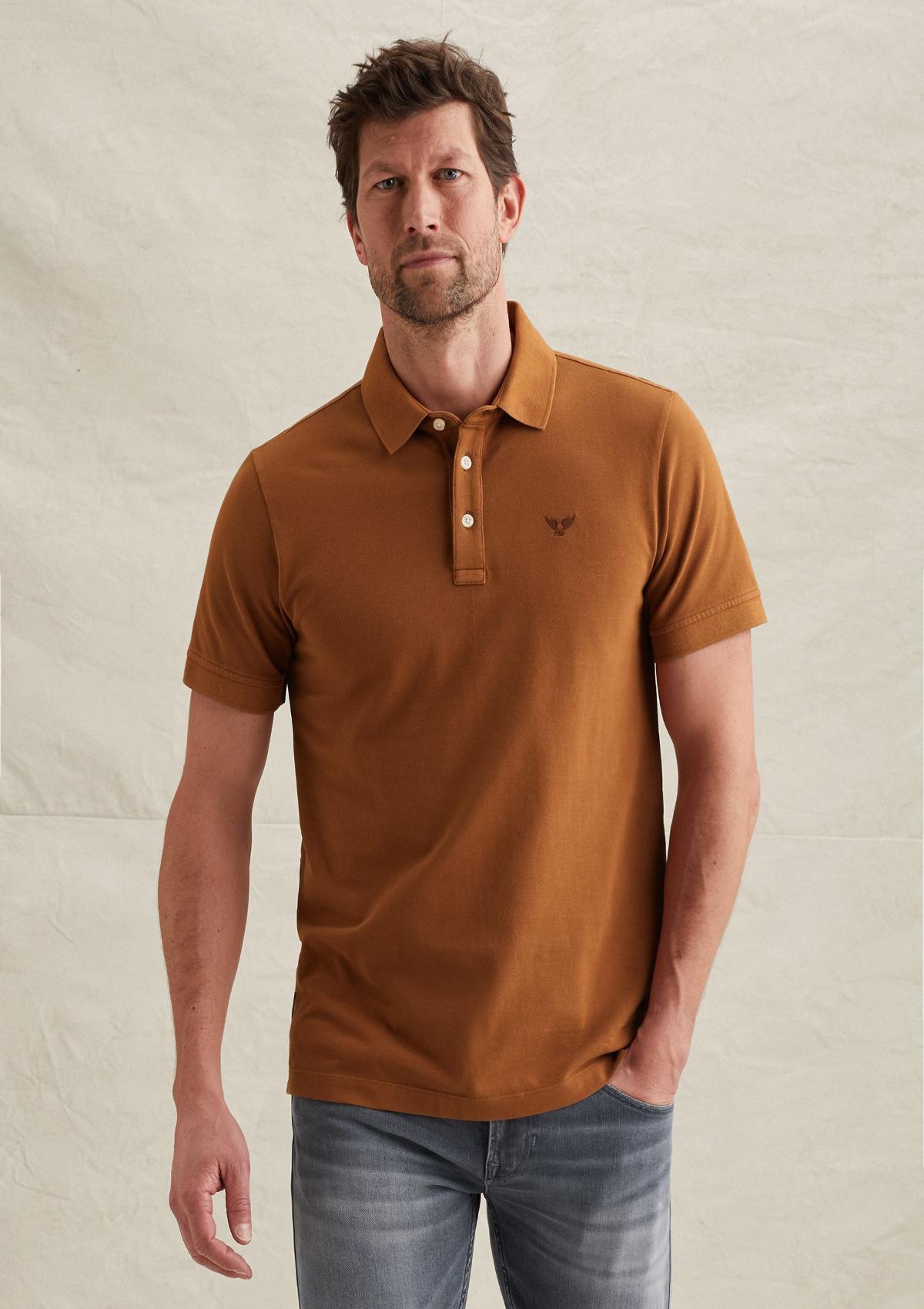 PPSS2602840 8127 | Poloshirt mit Rippkragen