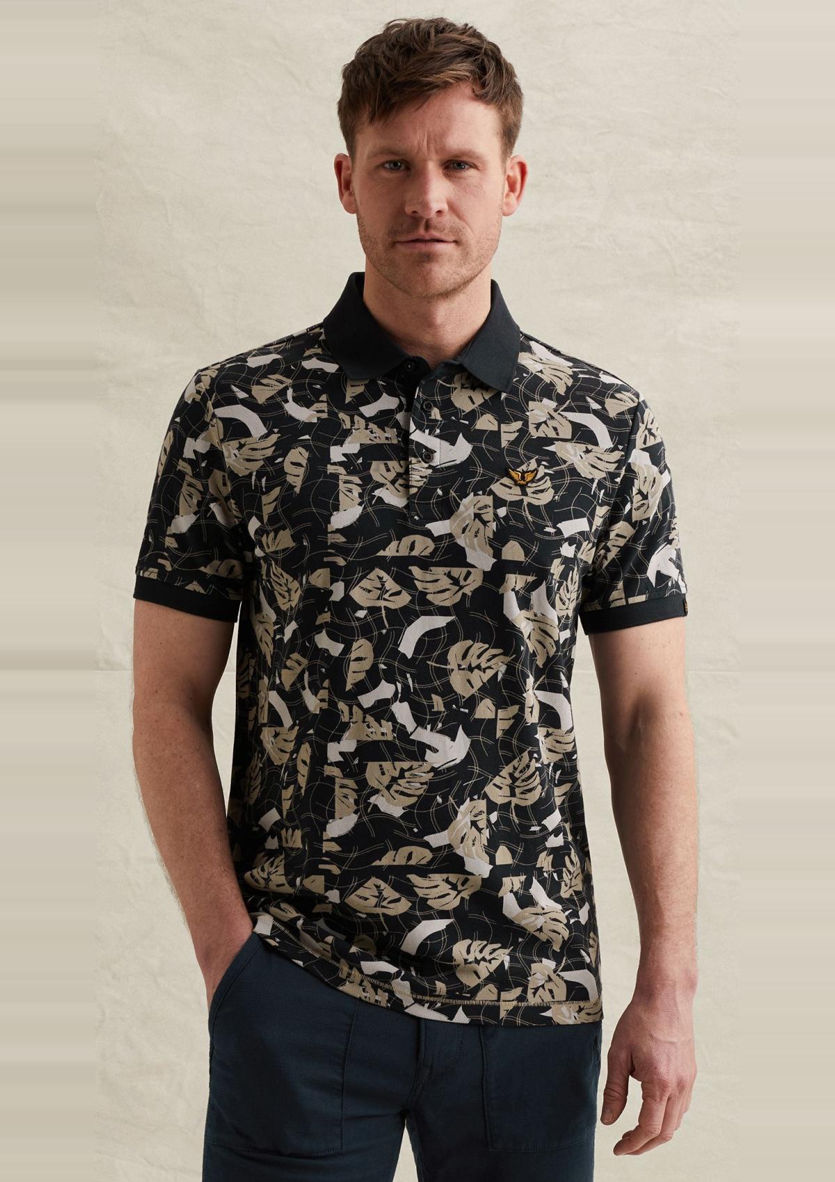 PPSS2604879 5282 | Poloshirt mit Allover-Print und Tailwing-Logo