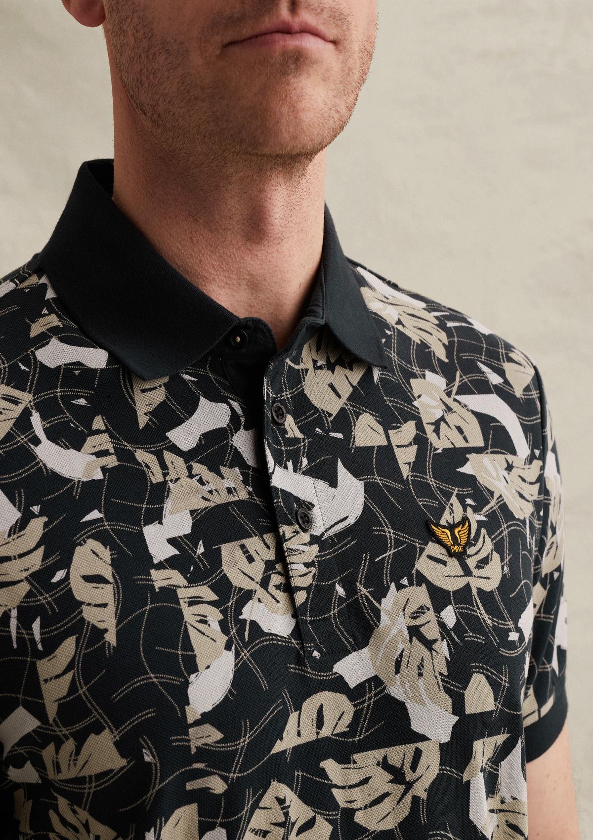 PPSS2604879 5282 | Poloshirt mit Allover-Print und Tailwing-Logo