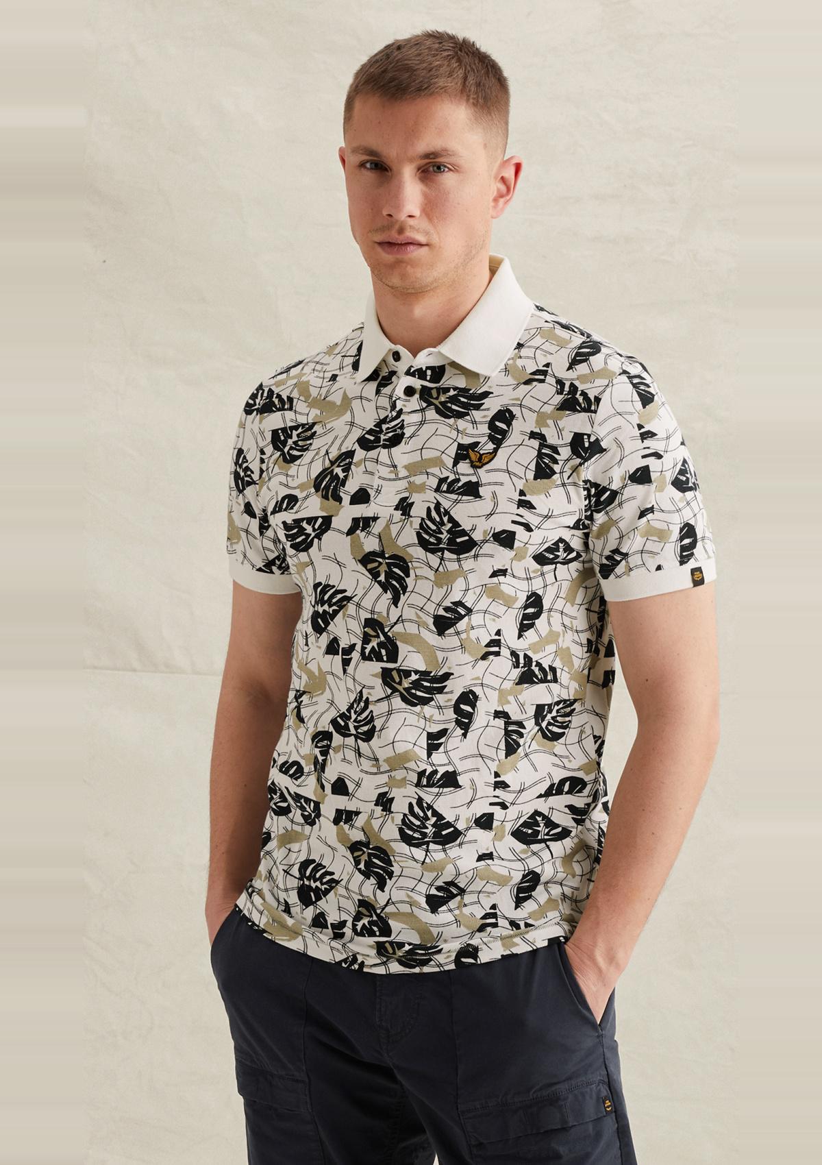 PPSS2604879 7001 | Poloshirt mit Allover-Print und Tailwing-Logo