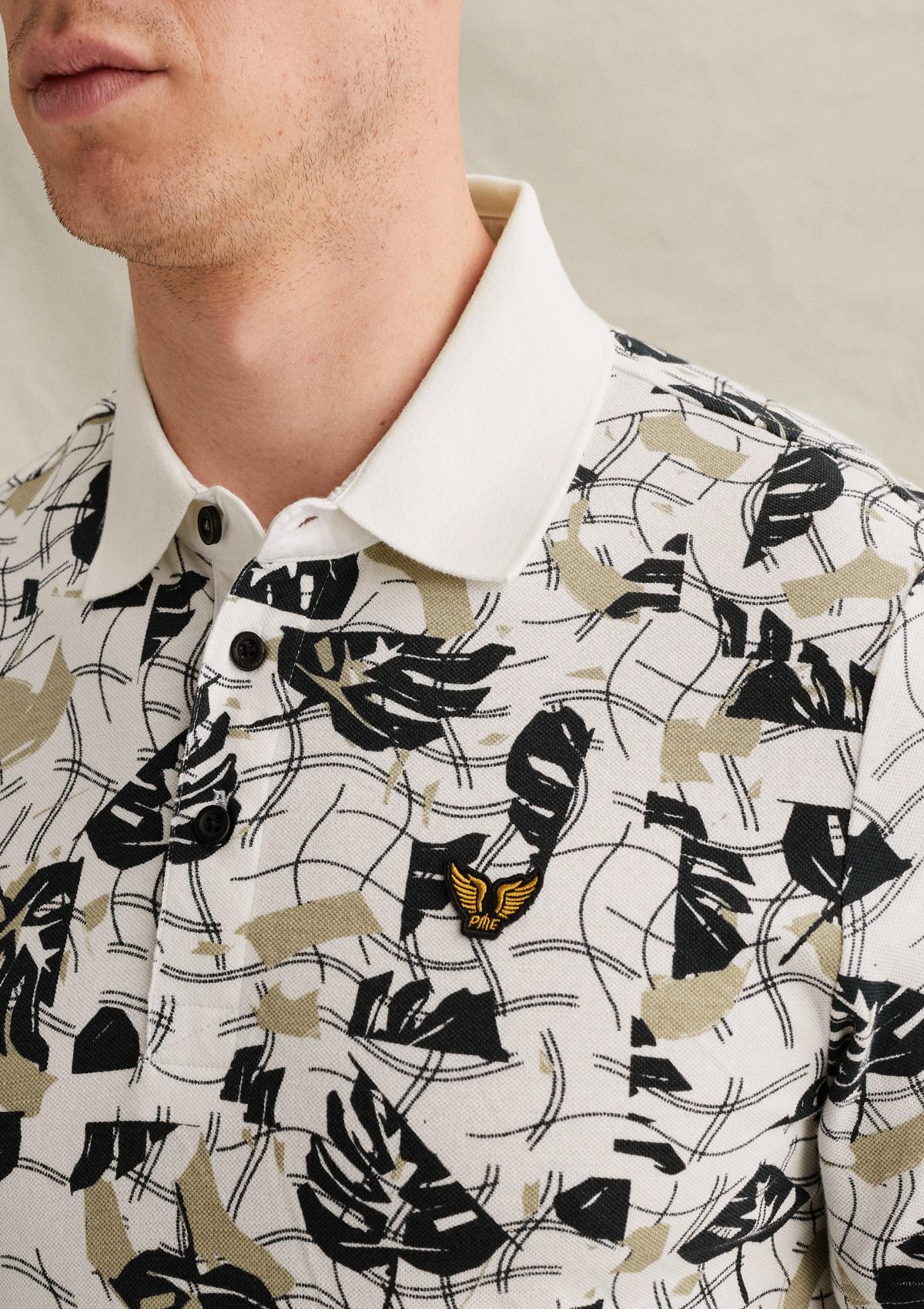 PPSS2604879 7001 | Poloshirt mit Allover-Print und Tailwing-Logo