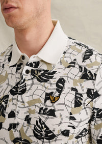 Thumbnail for PPSS2604879 7001 | Poloshirt mit Allover-Print und Tailwing-Logo