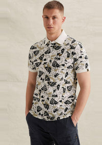 Thumbnail for PPSS2604879 7001 | Poloshirt mit Allover-Print und Tailwing-Logo