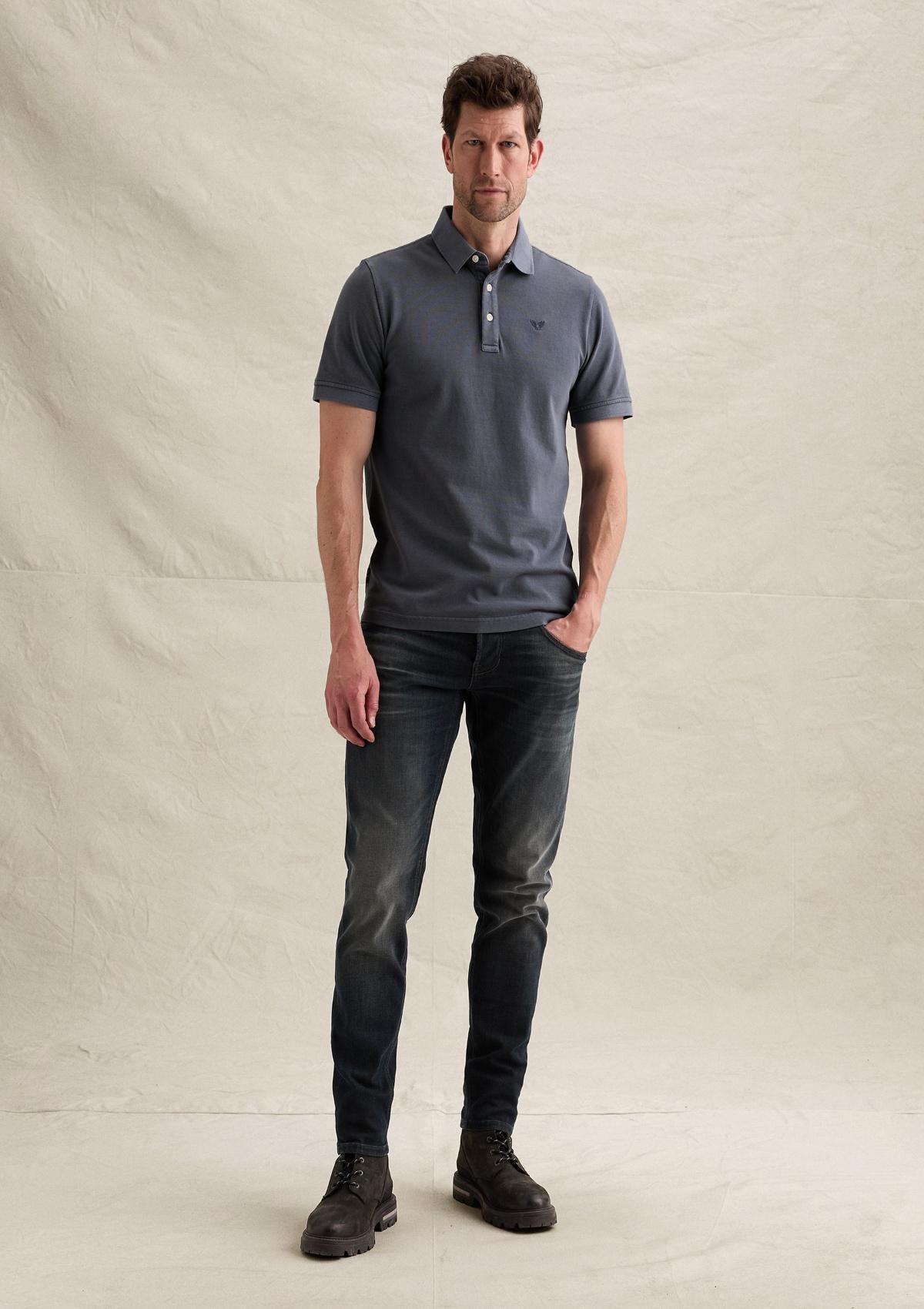 PPSS2605840 5301 | Poloshirt mit Garment-Dye-Waschung aus Piqué