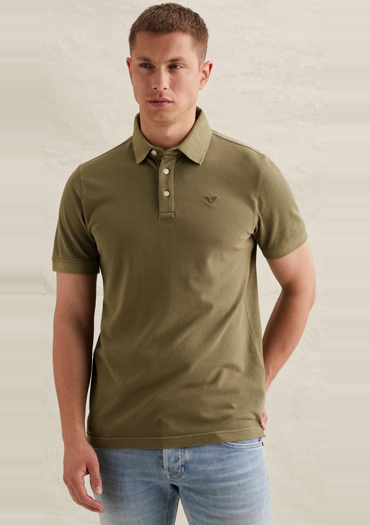 PPSS2605840 6389 | Poloshirt mit Garment-Dye-Waschung aus Piqué