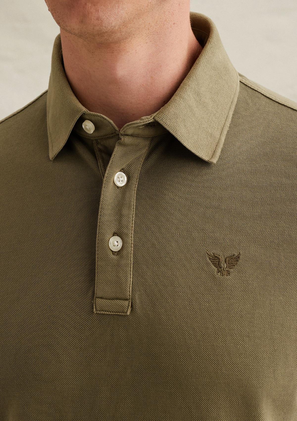 PPSS2605840 6389 | Poloshirt mit Garment-Dye-Waschung aus Piqué