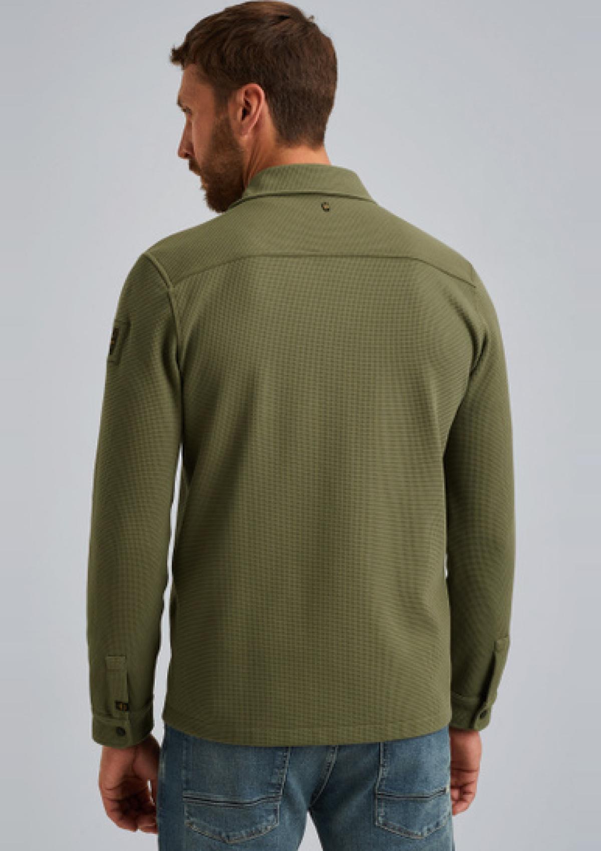 PSI2511246 6213 | Hemdjacke mit Waffelstruktur