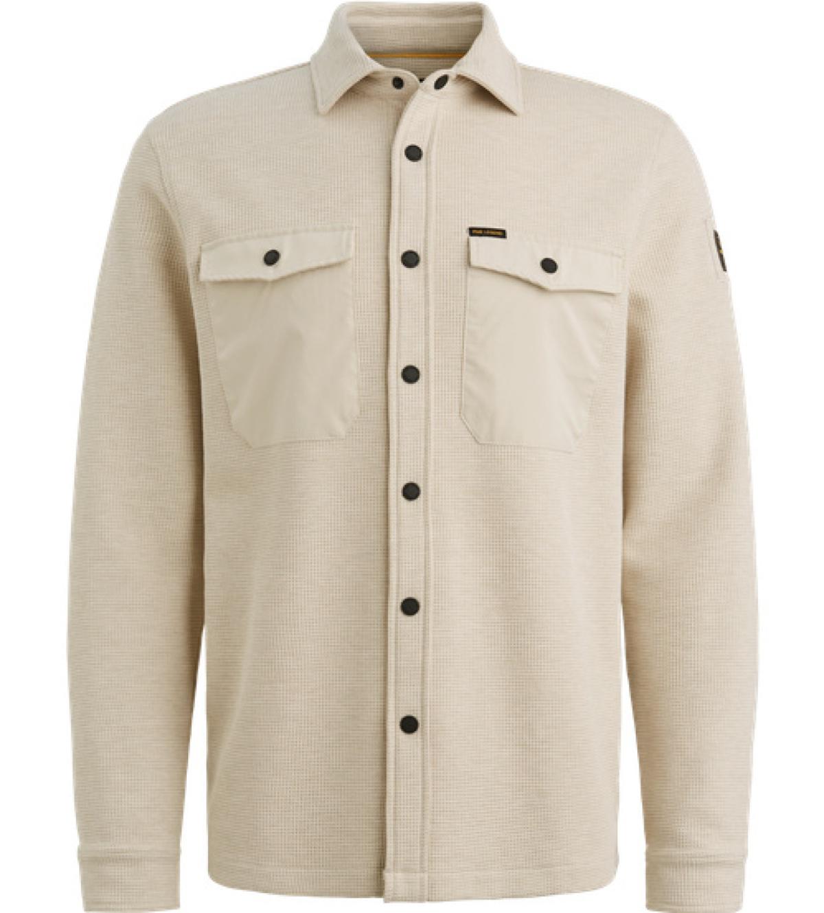 PSI2511246 7013 | Hemdjacke mit Waffelstruktur
