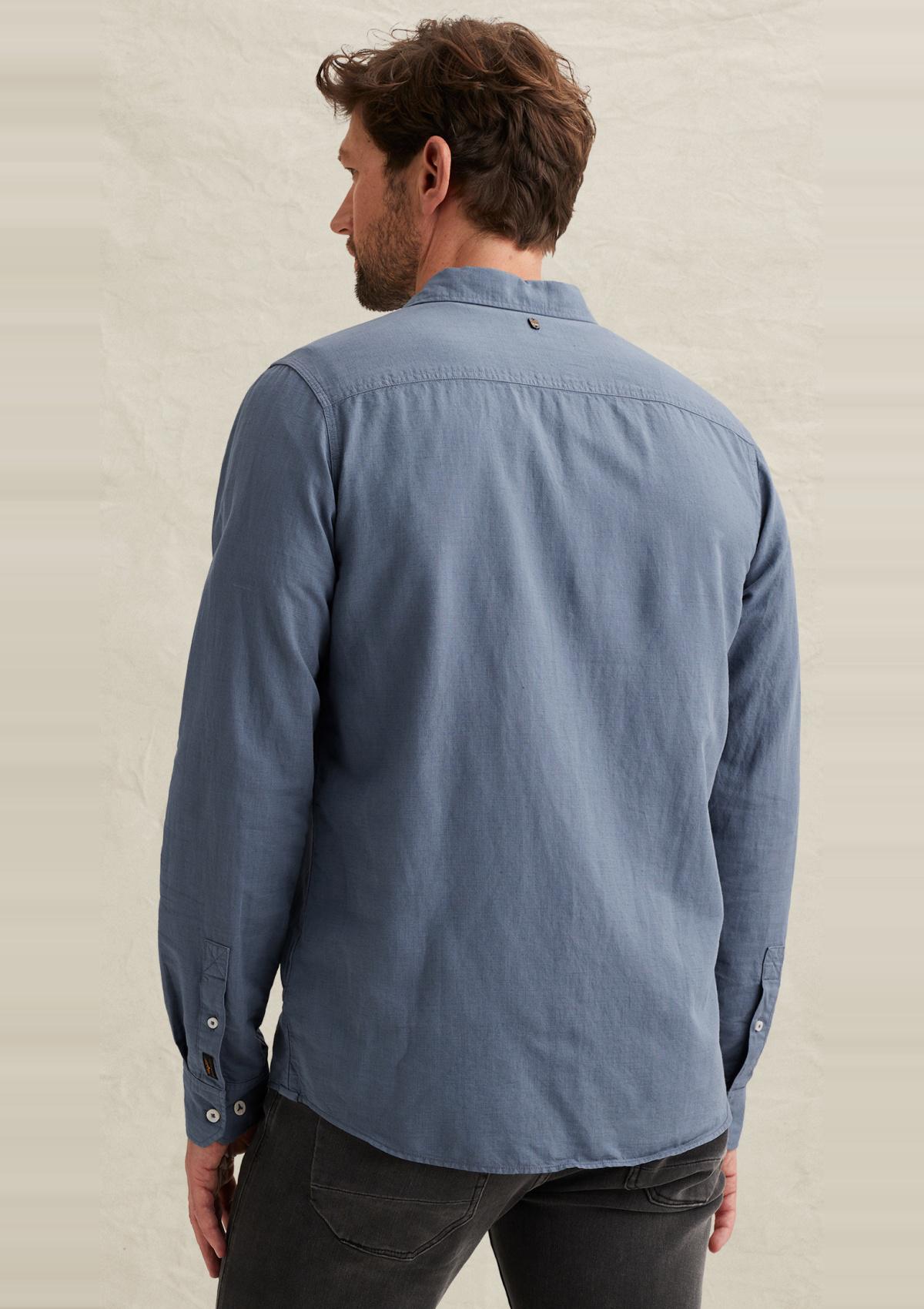 PSI2603243 5052 | Hemd aus Baumwolle/Leinen mit Garment-Dye-Waschung