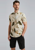 PME Legend Hemden PSIS2404208 7144 | Short Sleeve Shirt Print On Ctn Sl