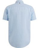 PME Legend Hemden PSIS2404211 5040 | Short Sleeve Shirt Ctn Linen 2tone