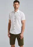 PSIS2404211 7003 | Short Sleeve Shirt Ctn Linen 2tone