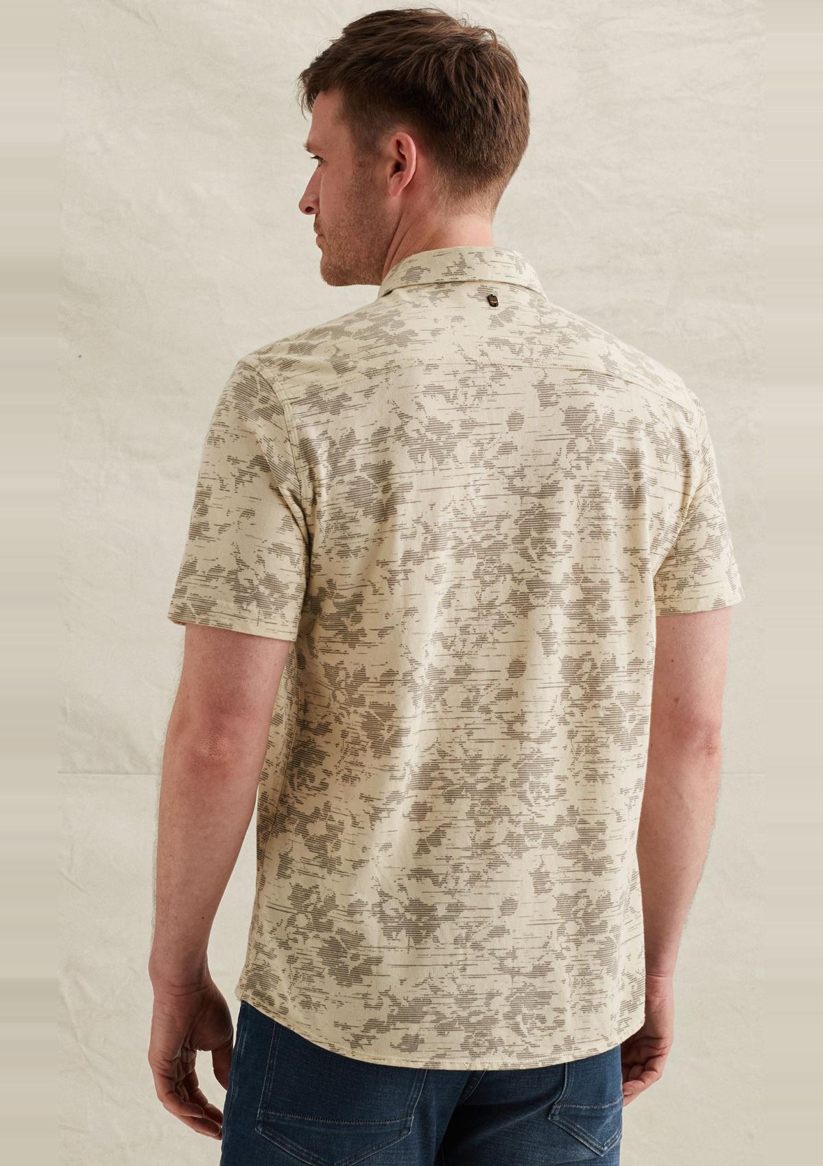PSIS2603254 7011 | Hemd aus Jersey-Piqué mit Allover-Print