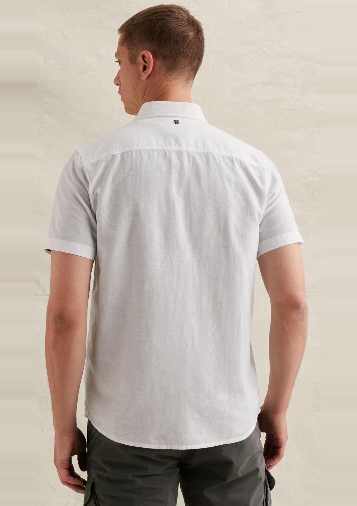 PSIS2604210 7003 | Hemd aus Baumwolle/Leinen mit Knopfverschluss