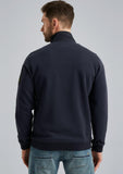 PME Legend Sweatshirts PSW2402404 5281 | Hybridjacke aus Materialmischung