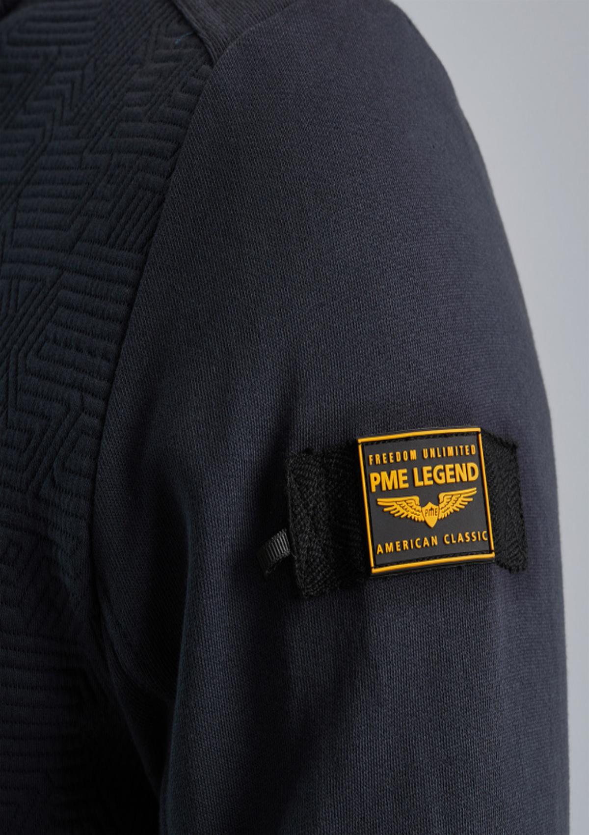 PME Legend Sweatshirts PSW2408424 5281 | Sweatjacke mit Reißverschluss