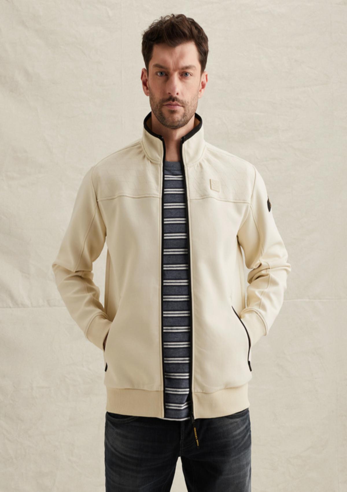 PSW2602476 7013 | Sweatjacke mit Stehkragen und Reißverschluss