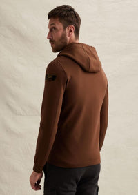 Thumbnail for PSW2609458 8168-Cappuccino | Sweatjacke mit Kapuze und Reißverschluss