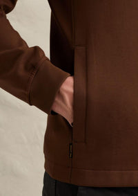 Thumbnail for PSW2609458 8168-Cappuccino | Sweatjacke mit Kapuze und Reißverschluss