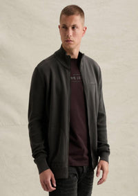 Thumbnail for PSW2610325 9140-Obsidian | Sweatjacke mit Reißverschluss und Stehkragen