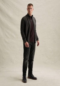 Thumbnail for PSW2610325 9140-Obsidian | Sweatjacke mit Reißverschluss und Stehkragen