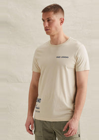 Thumbnail for PTS2608503 7013-Bone White | T-Shirt mit off-placed Artworks