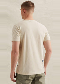 Thumbnail for PTS2608503 7013-Bone White | T-Shirt mit off-placed Artworks
