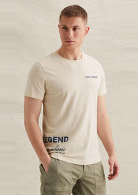 Thumbnail for PTS2608503 7013-Bone White | T-Shirt mit off-placed Artworks