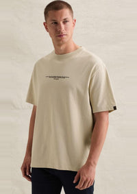 Thumbnail for PTS2608503 7013-Bone White | T-Shirt im Relaxed Fit aus 100 % Baumwolle mit Rückenprint