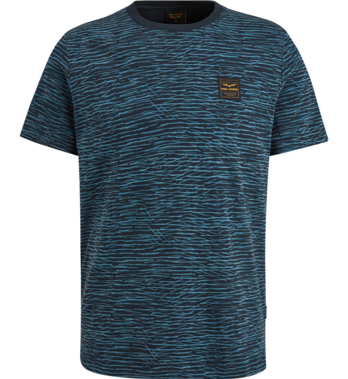 PME Legend T-Shirts PTSS2406592 5281 | T-Shirt mit Allover-Print