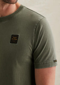 Thumbnail for PTSS2602562 6415 | T-Shirt mit Garment-Dye-Waschung und Badge