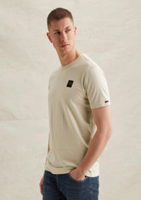 Thumbnail for PTSS2602562 7013 | T-Shirt mit Garment-Dye-Waschung und Badge