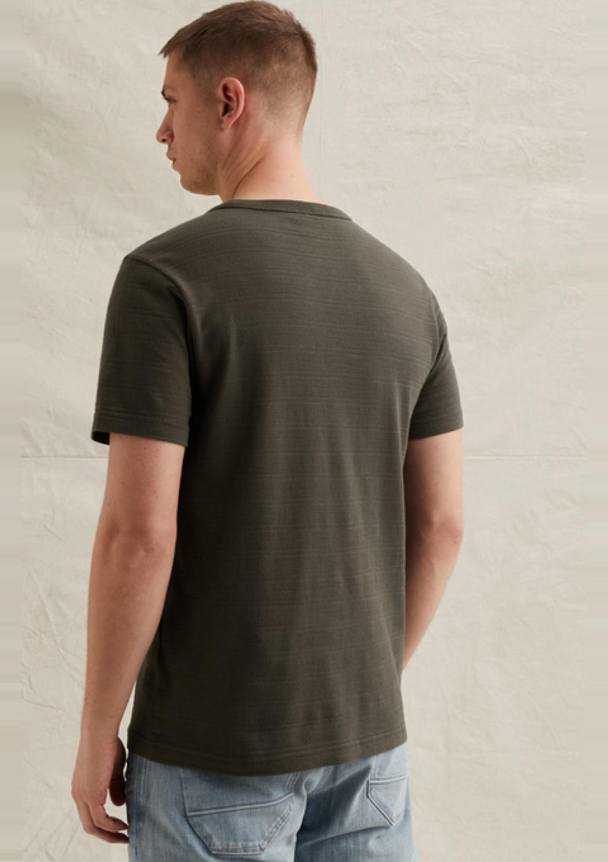 PTSS2602563 8039 | T-Shirt mit Jacquard-Streifenmuster
