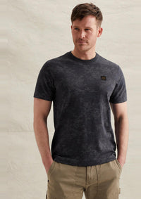 Thumbnail for PTSS2603574 5278 | T-Shirt aus Slub-Baumwolle mit Allover-Print