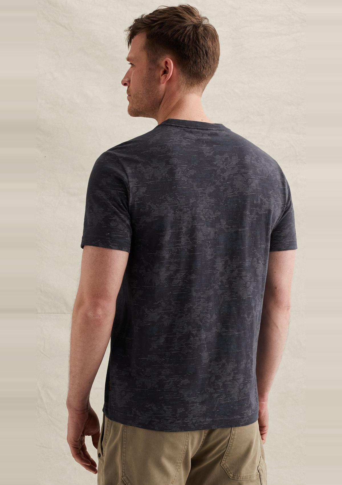 PTSS2603574 5278 | T-Shirt aus Slub-Baumwolle mit Allover-Print